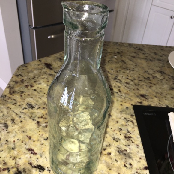 Glass milk jar with cow - Picture 3 of 3